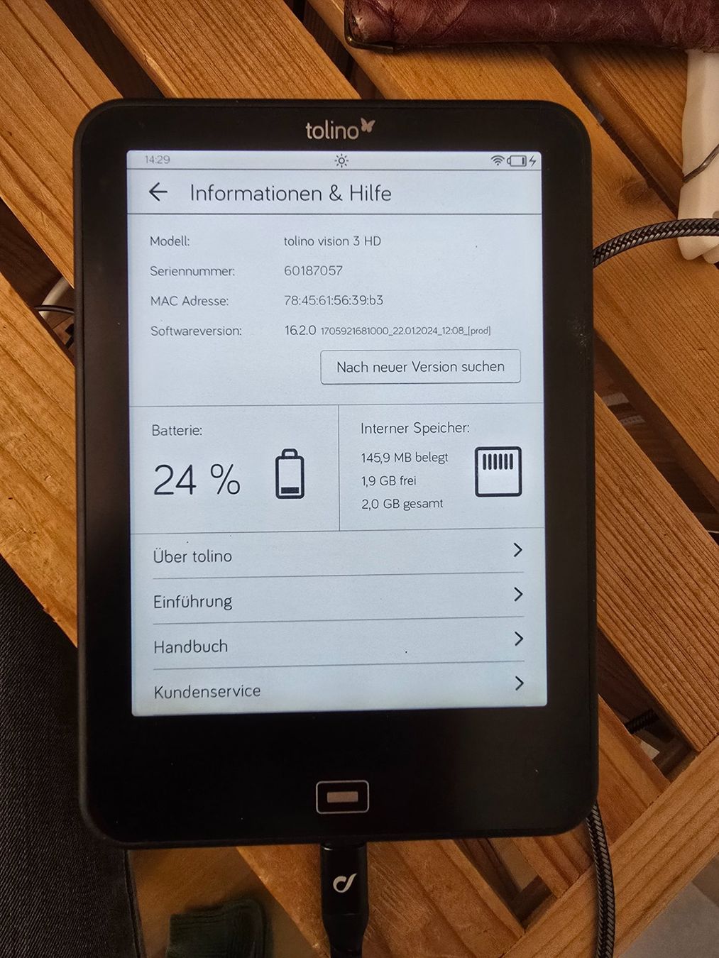 Tolino Tablet PC: tolino vision 3 HD – Gebraucht aus Rudolfstetten von Inotrend