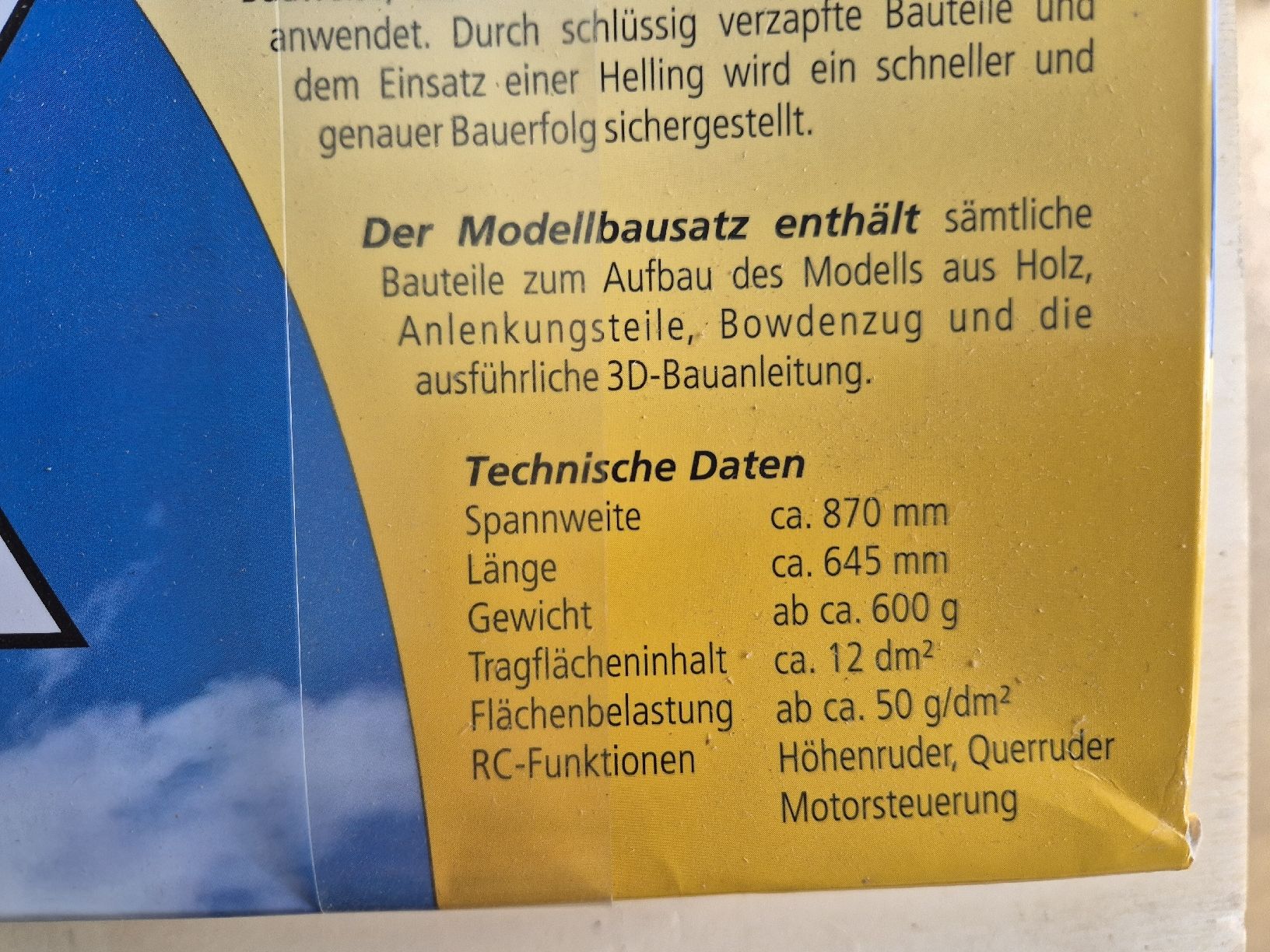 RC Modellbau: Foxx von Aeronaut – Neu und originalverpackt aus Wattenwil von hps_z6w9 1
