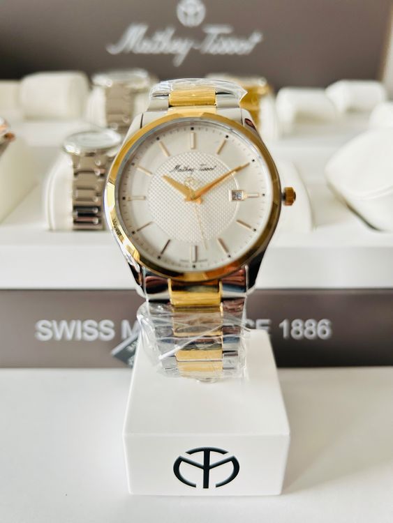 Mathey Tissot MAX Dial Two Tones. New Gar 24 mois Soldes