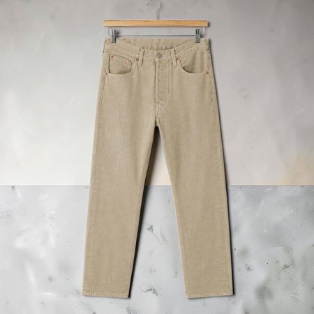 Levi's 501 Beige Écru W32 L34 – Jean Coupe Droite Vintage