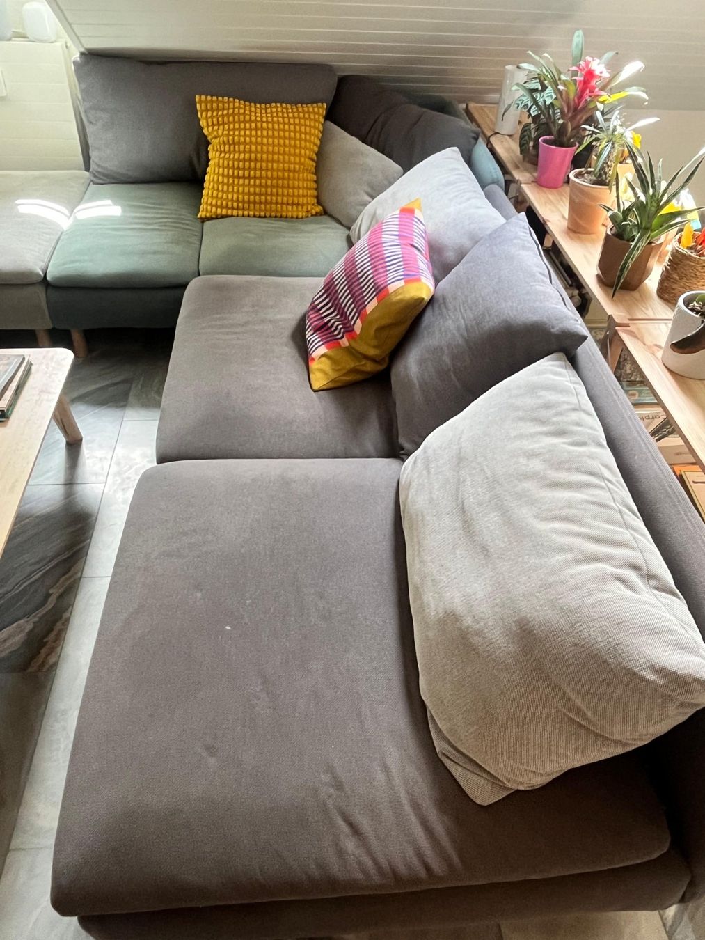 Divani: SÖDERHAMN 3-seat section, dark grey – Usato da Küsnacht ZH venduto da nic_2mcp 2