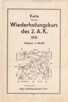Wiederholungskurs des 2. A. K. 1951