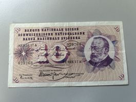10 Fr. Banknote 1960
