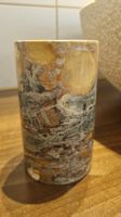 Edler Becher / Vase Onyxmarmor - Unikat in beige