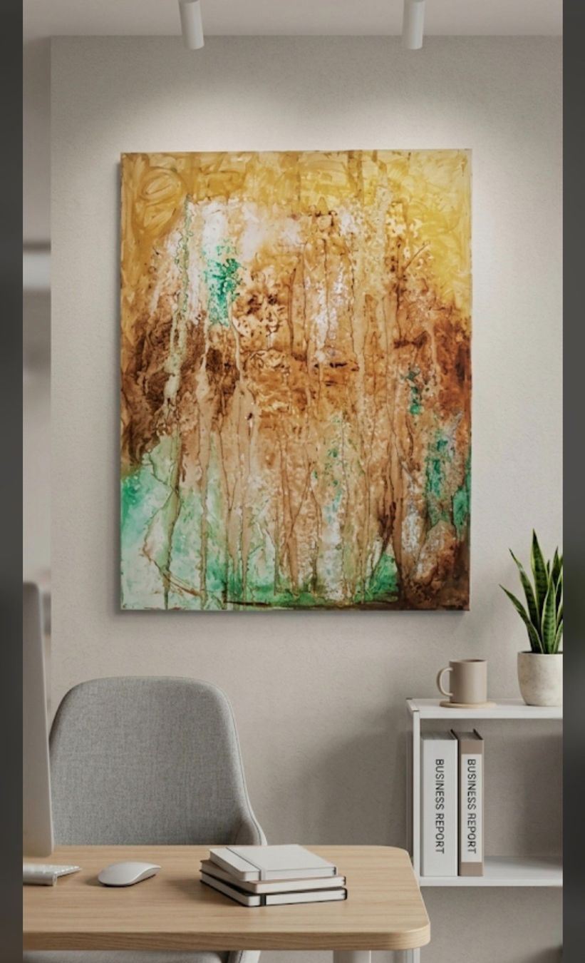 Dipinti: Gemälde " Der ewige Wanderer" handmade 60×80 – Nuovo (secondo la descrizione) da Riehen venduto da Steinbock1970