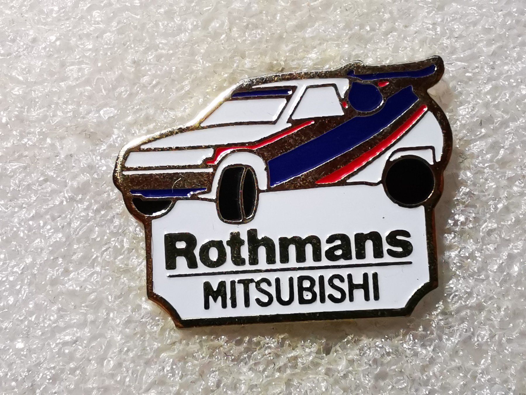 Placchette & Badge: Ansteckpin 80: Rothmans Mitsubishi – Usato da Oppligen venduto da Pin-Fall-Shop