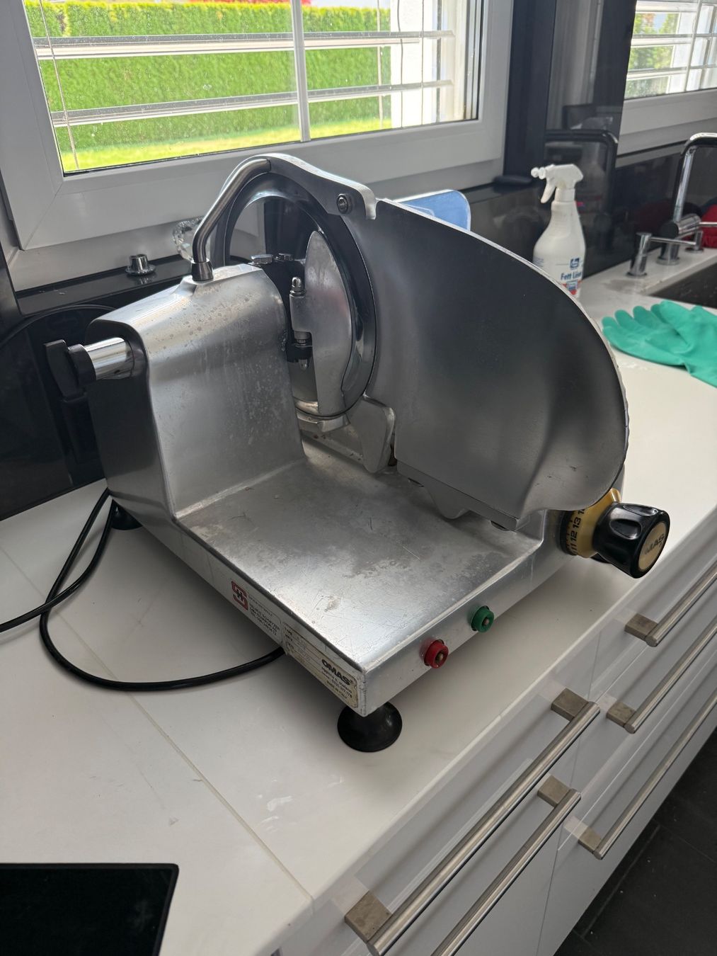 Elettrodomestici da cucina: Fleischschneidemaschine OMAS Profi – Usato da Full venduto da Hoefi60 2
