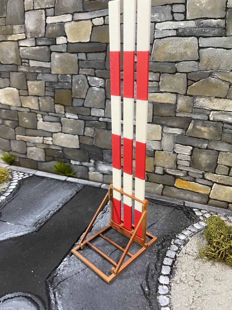 Modellismo RC: Vorsignalständer 1:14 – Nuovo (secondo la descrizione) da Altdorf UR venduto da modellbau-widmer 1