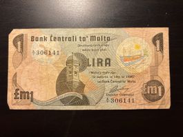Billet Malte 🇲🇹 1967