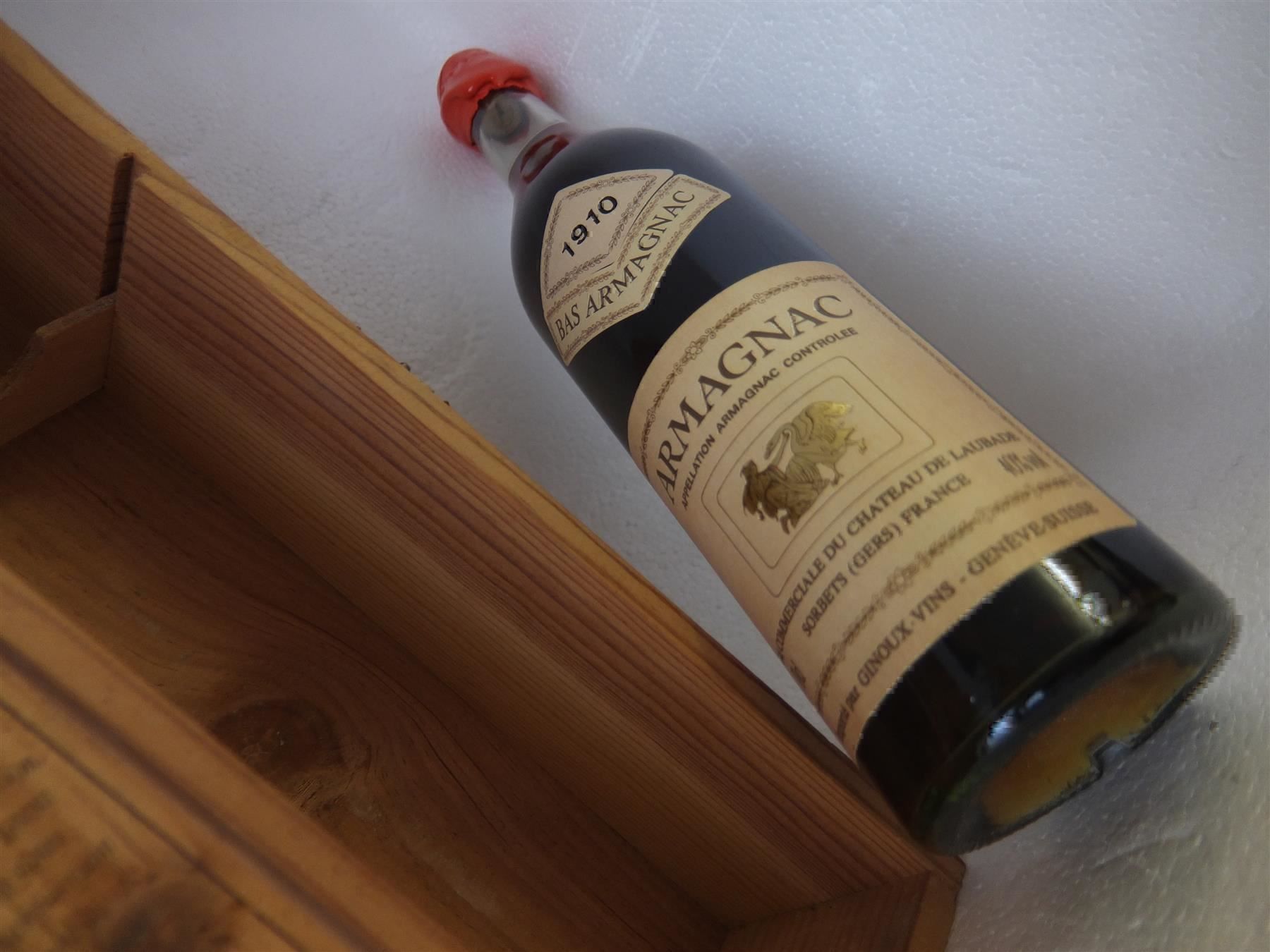 Bevande alcoliche: BAS Armagnac Laubade, 1910 – Nuovo e nell'imballaggio originale da Wöschnau venduto da Vinsale 7