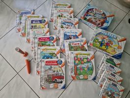 Tiptoi Ravensburger Sammlung mit Stift und Büchern