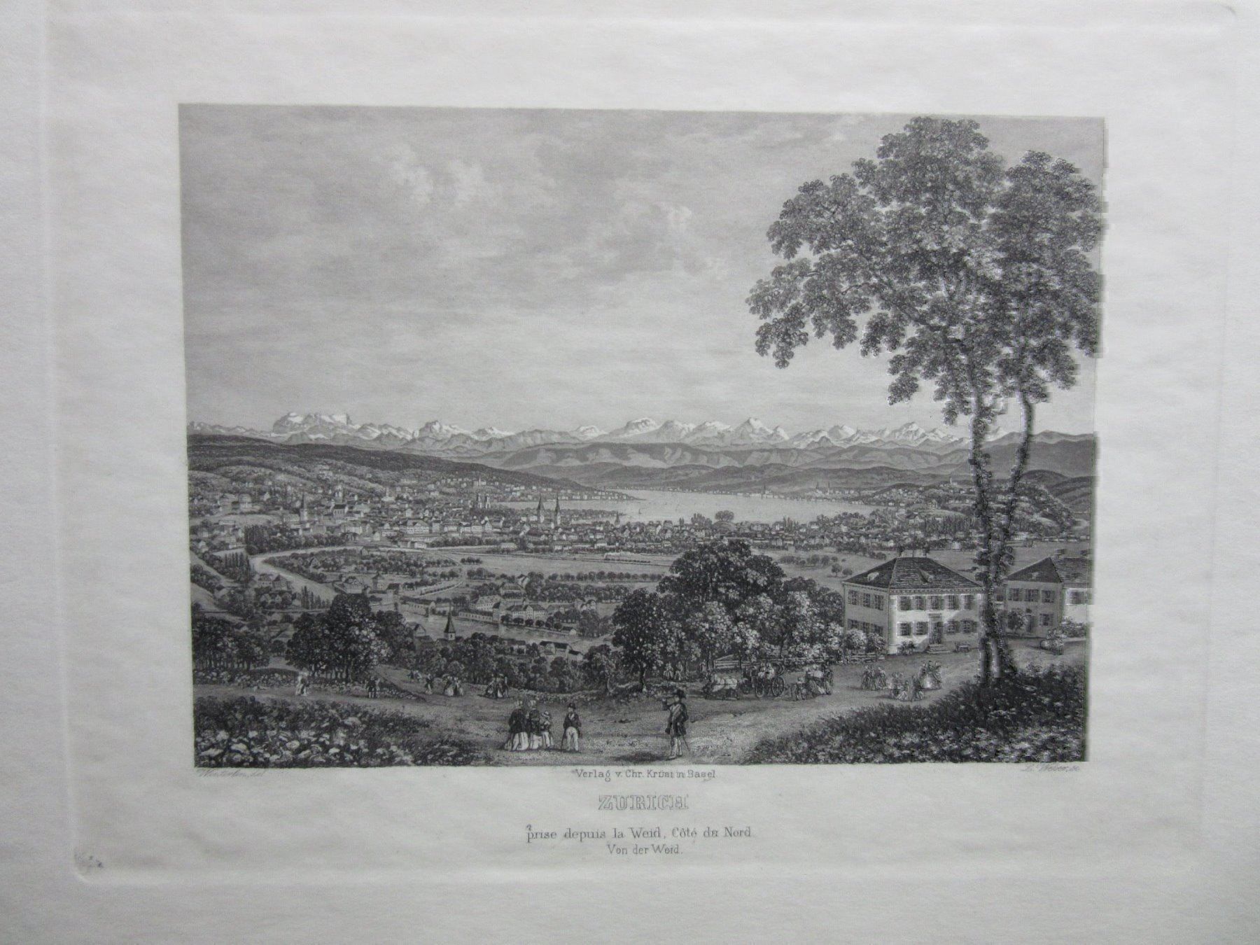 Incisioni: ZÜRICH   //ref.3e – Usato da Gersau venduto da grafik-kunst