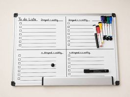 Whiteboard mit Zubehör