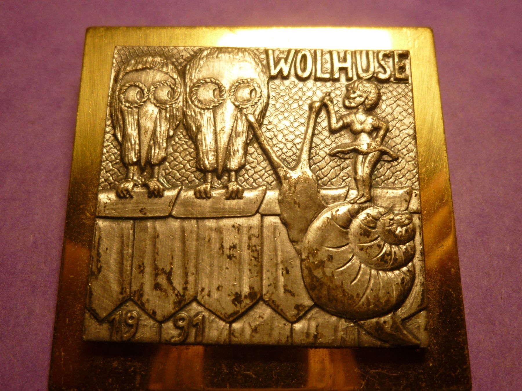 Placchette & Badge: WOLHUSE 1991 GOLD – Usato da Ried (Muotathal) venduto da Mandarin02