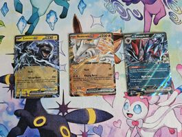 Zekrom, Reshiram and Zoroark Ex Pokémon en