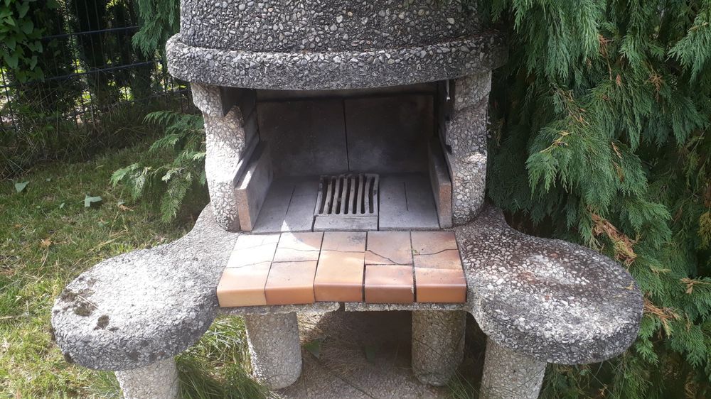 Rustikaler Gartengrill aus Stein, Chemineé für Garten Kaufen auf Ricardo