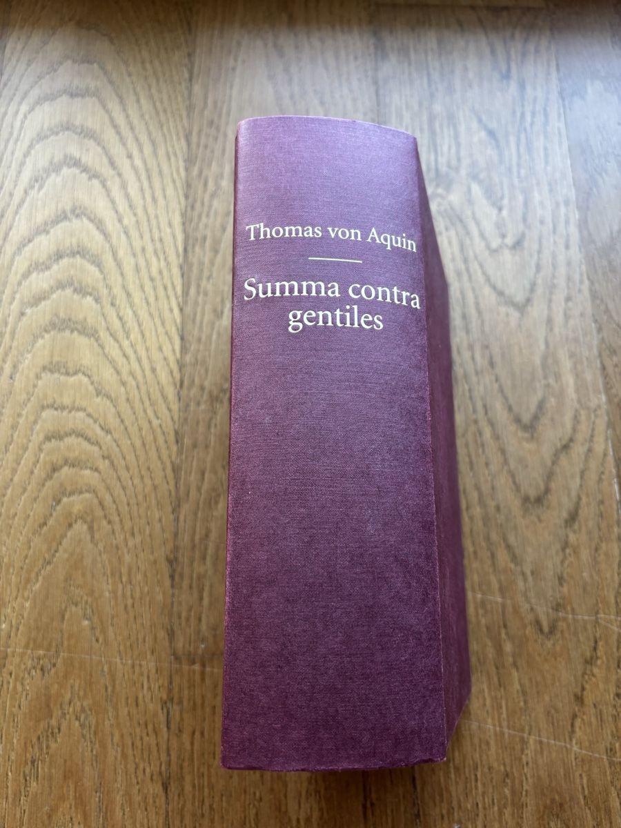 Bücher: Thomas von Aquin: Summa contra gentiles – Gebraucht aus Läufelfingen von Seraphim13