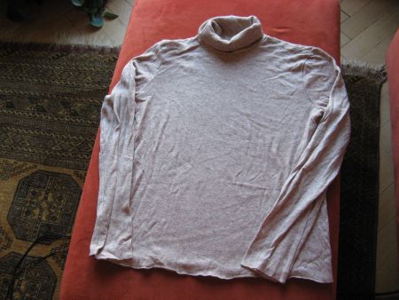 Rollkraggenpulli Zara Gr. M hellbraun