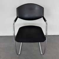 Giroflex G16 Freischwinger Bezug Stoff Schwarz gemustert -