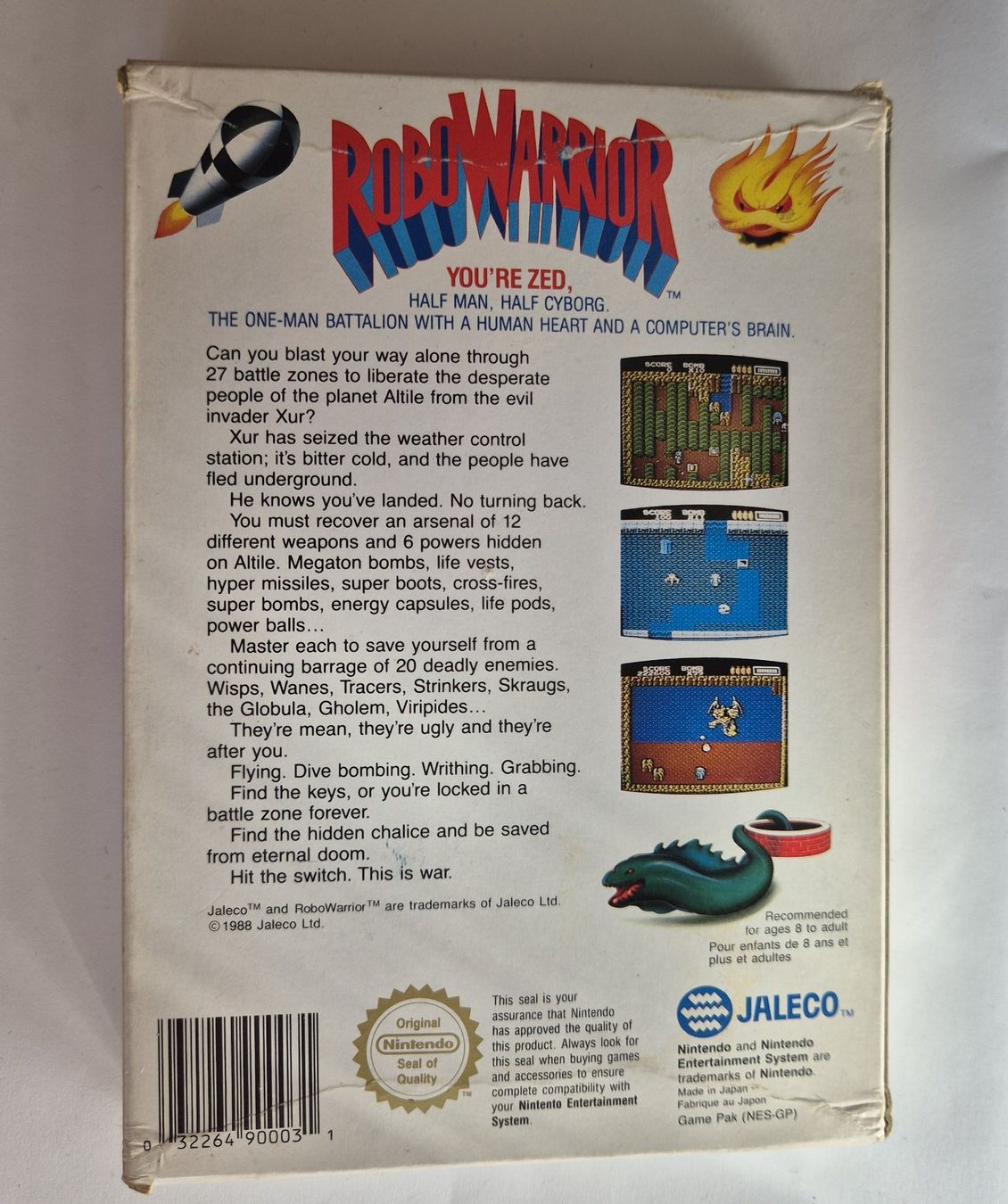 Nintendo Giochi: Robo Warrior - NES - OVP – Usato da Zürich venduto da Mephisto87 1