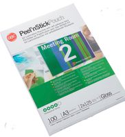 %100 Stk. neue Laminierfolie Peel'n Stick Pouch A3,