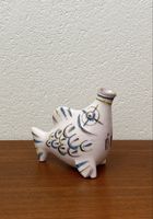 50er Keramik Fisch Vase vintage Keramikflasche mid century