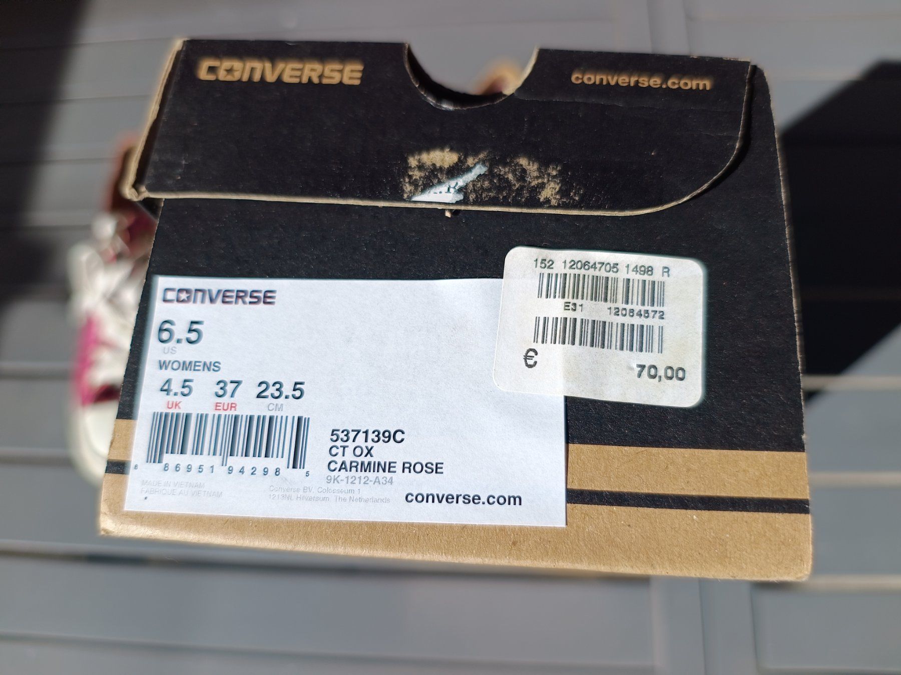 Damenschuhe: Converse basses imprimé léopard rose et noir T37 – Neu (gemäss Beschreibung) aus Genève von Brachiopode 9