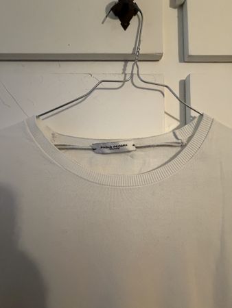 Maglione Paolo Pecora bianco taglia M con toppe