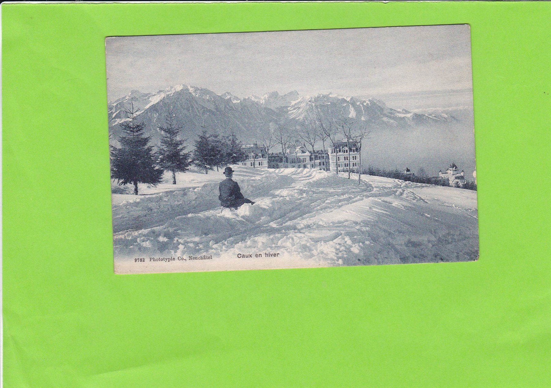 Cartes postales: Caux en hiver – D'occasion à St. Peterzell par neckertal