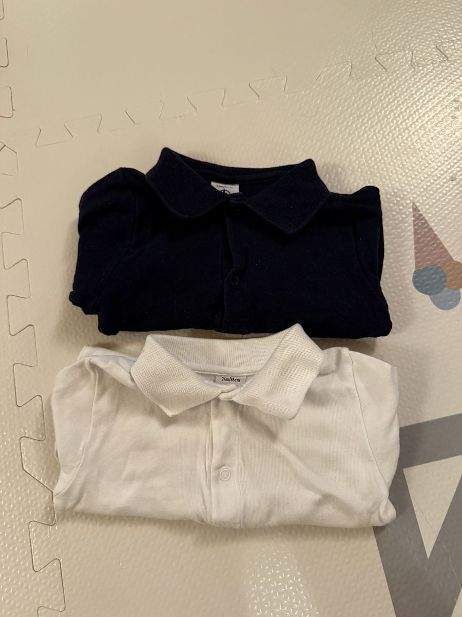 Petit Bateau Biancheria intima: Petit bateau 2 bodys 86 cm – Usato da Zürich venduto da mimi2013 1