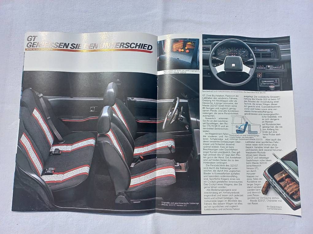 Documents: Mazda 323 CD - Prospekt 1982 – D'occasion à Frauenkappelen par Chruetzhubel 2