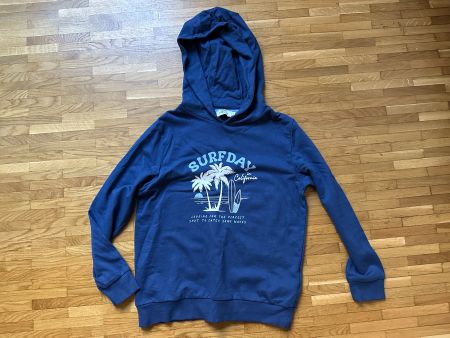 Cyrillus blue hoody boy 10Y/140