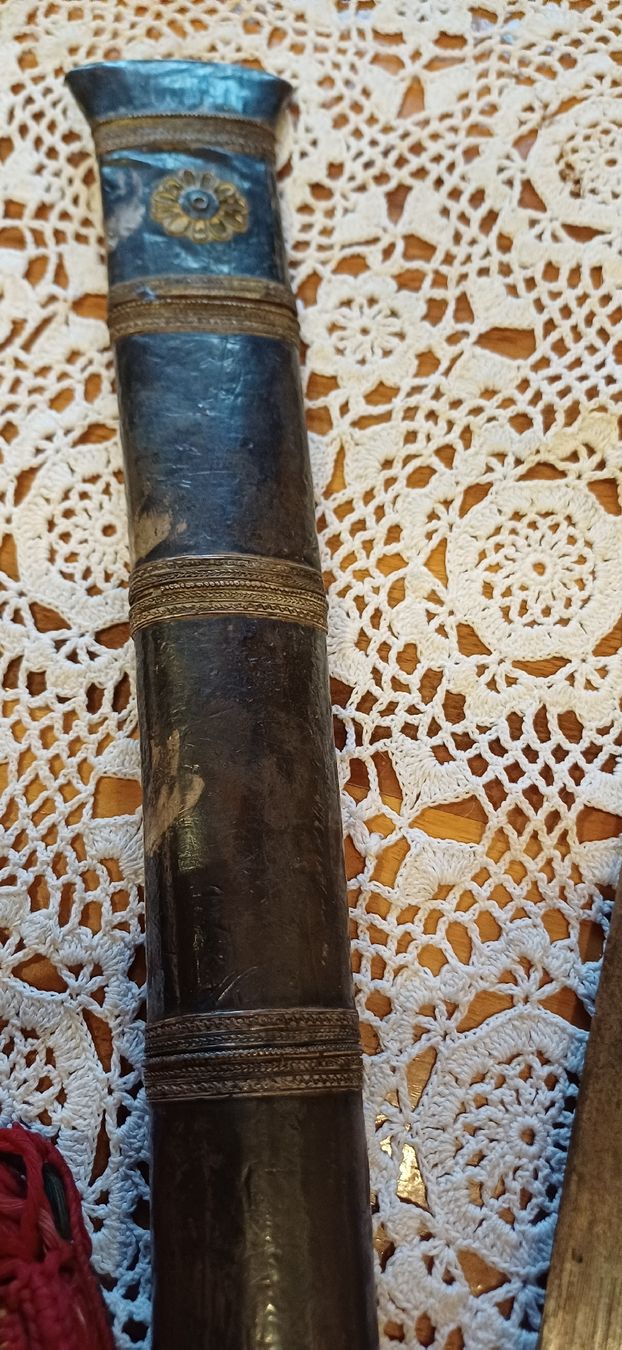 Coltellini militari: Altes Messer mit Scheide und Schnur – Usato da Oberurnen venduto da Schwert64 1