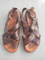 Sandalen braun Leder, Grösse 39 (40 = 39) Pavement gebraucht