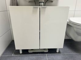 Waschbeckenschrank/Lavaboschrank weiss