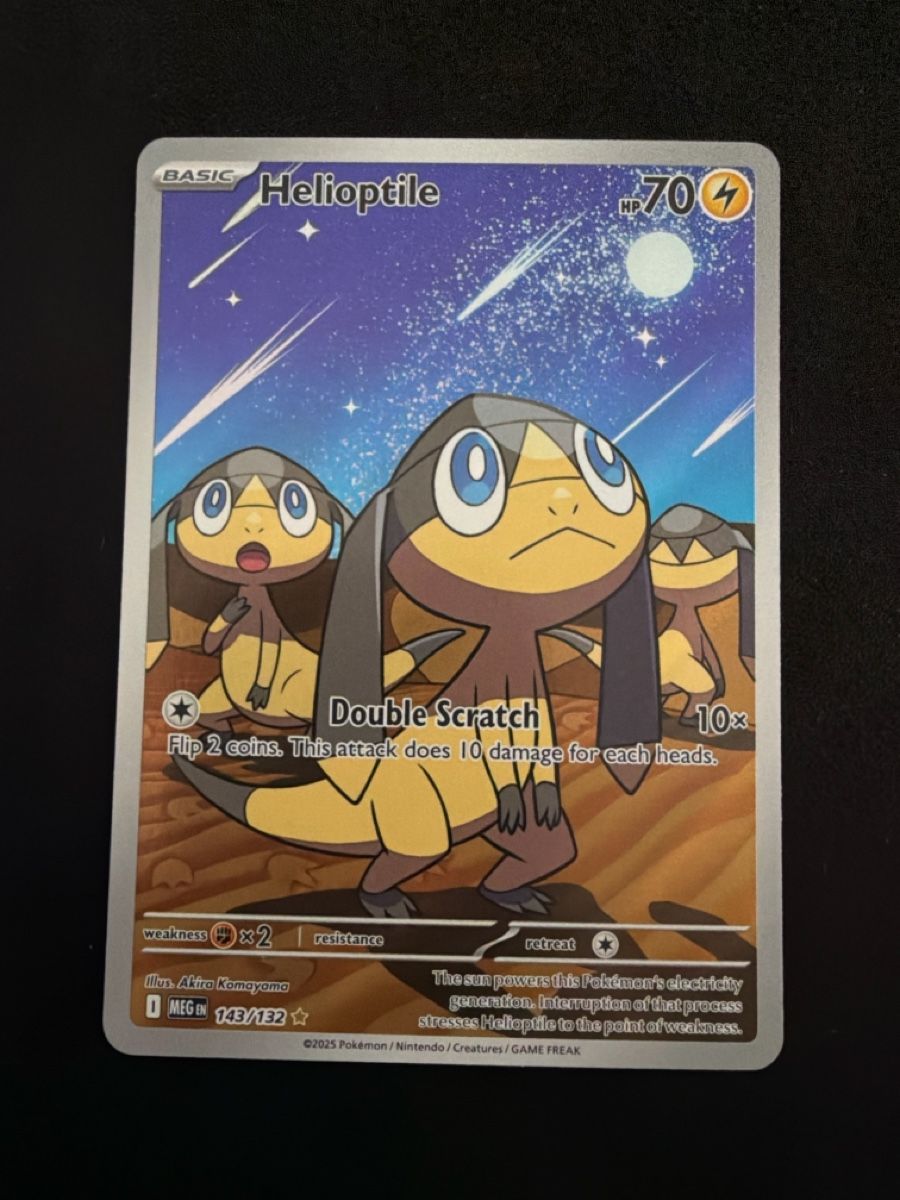 Pokémon Carte collezionabili: Helioptile 143/132 EN/NM – Usato da Cadro venduto da rarecandycustoms