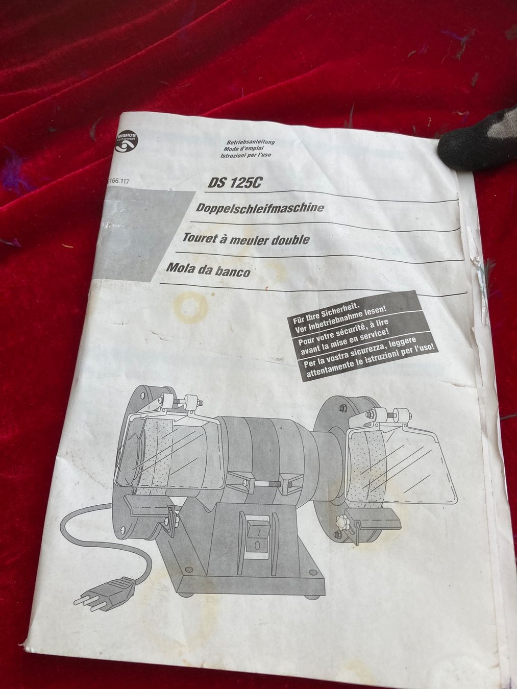 Smerigliatrici & Lucidatrici: Doppelschleifmaschine DS 125C – Usato da Zürich venduto da Mueschelmau 1