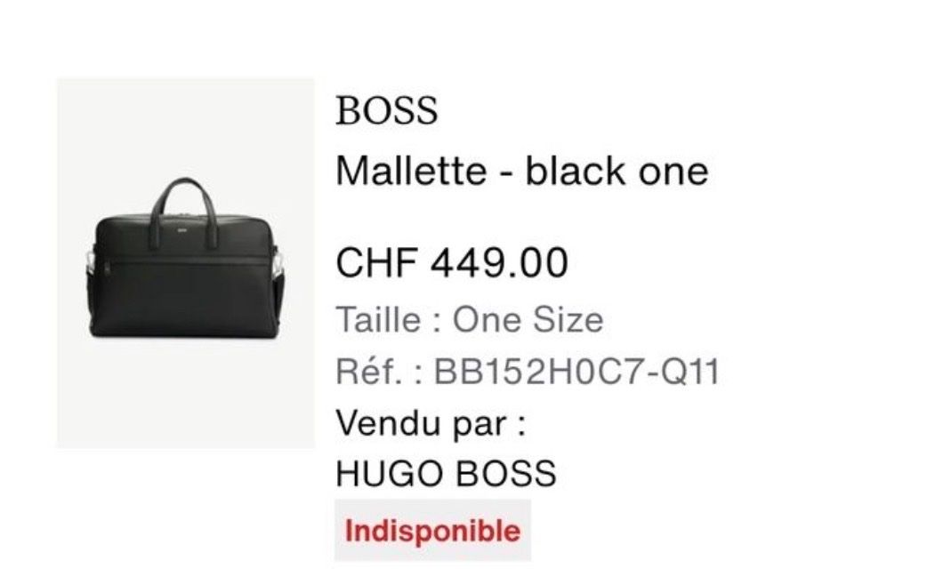Hugo Boss Borse: Boss business tasche – Usato da Langenthal venduto da lau_vv9q 1