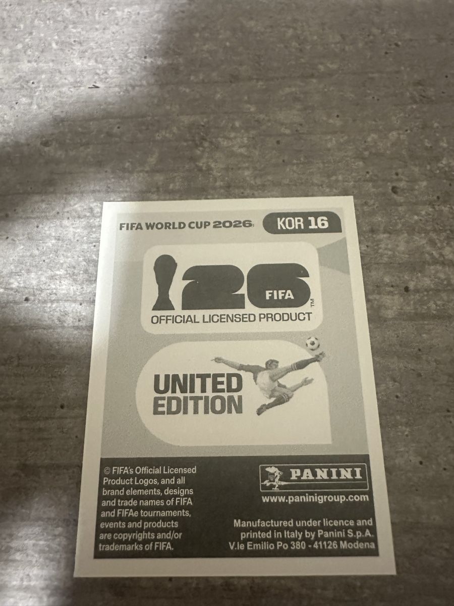 Panini Carte collezionabili: KOR 16 , FIFA WORLD CUP 2026 PANINI  – Nuovo (secondo la descrizione) da Frauenfeld venduto da 1PegPeg1 1