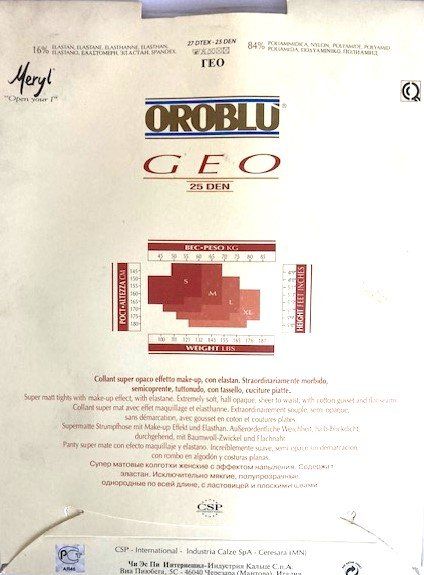 Calze & Collant: Strumpfhose Oroblu Geo – Nuovo e nell'imballaggio originale da Menziken venduto da chianti10 1