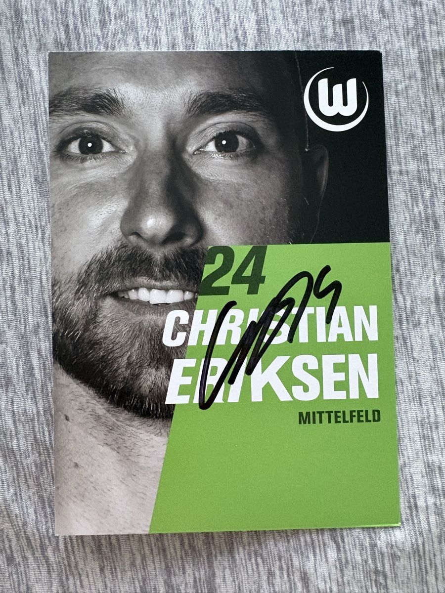Autogramme: Christian Eriksen Original Autogramm – Gebraucht aus niederbipp von LaHabana1