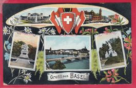 GRUSS AUS BASEL, 23.2.1910