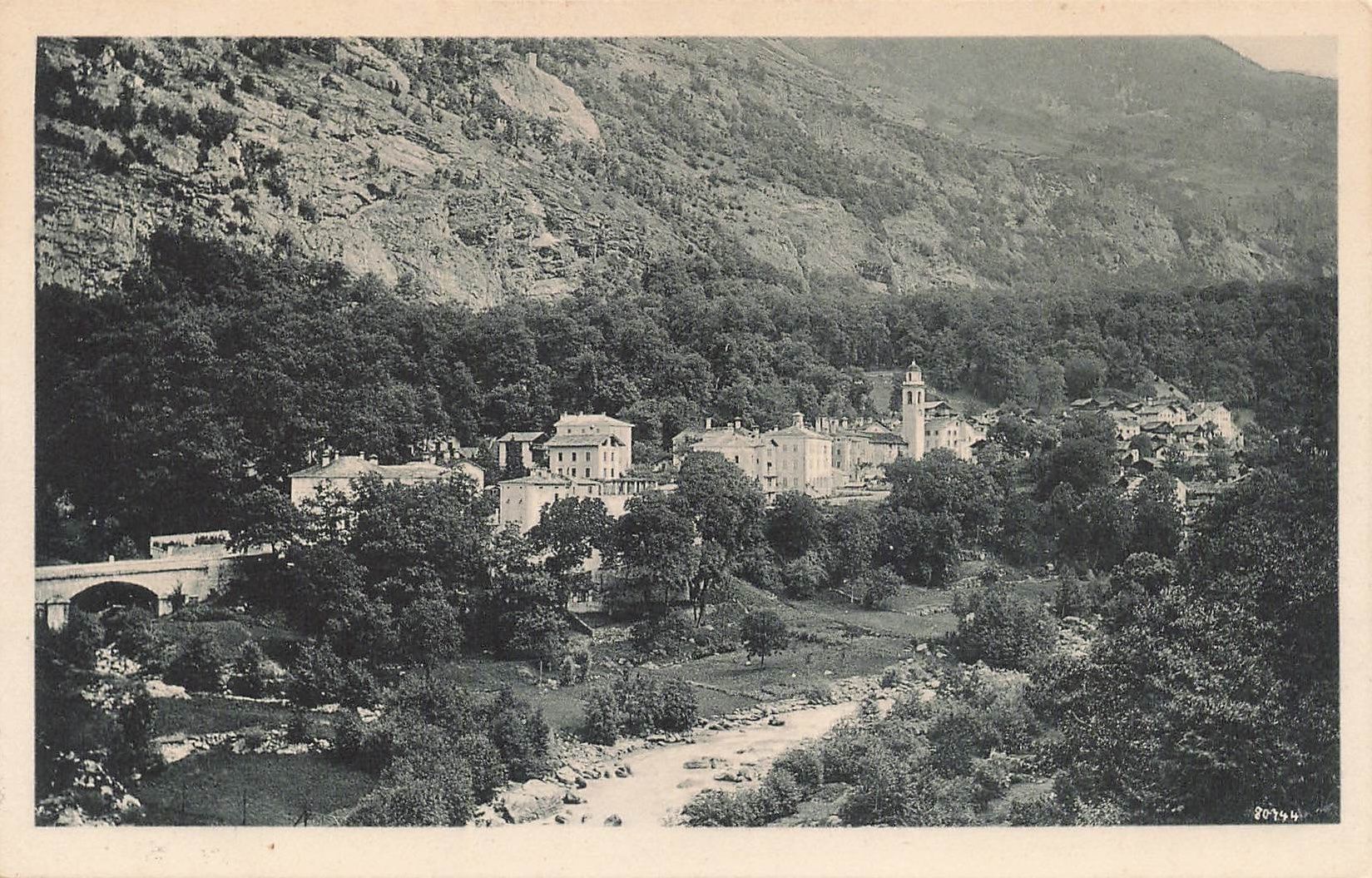 Cartoline postali: Castasegna GR Bergell Panorama – Usato da Biasca venduto da Blenio71