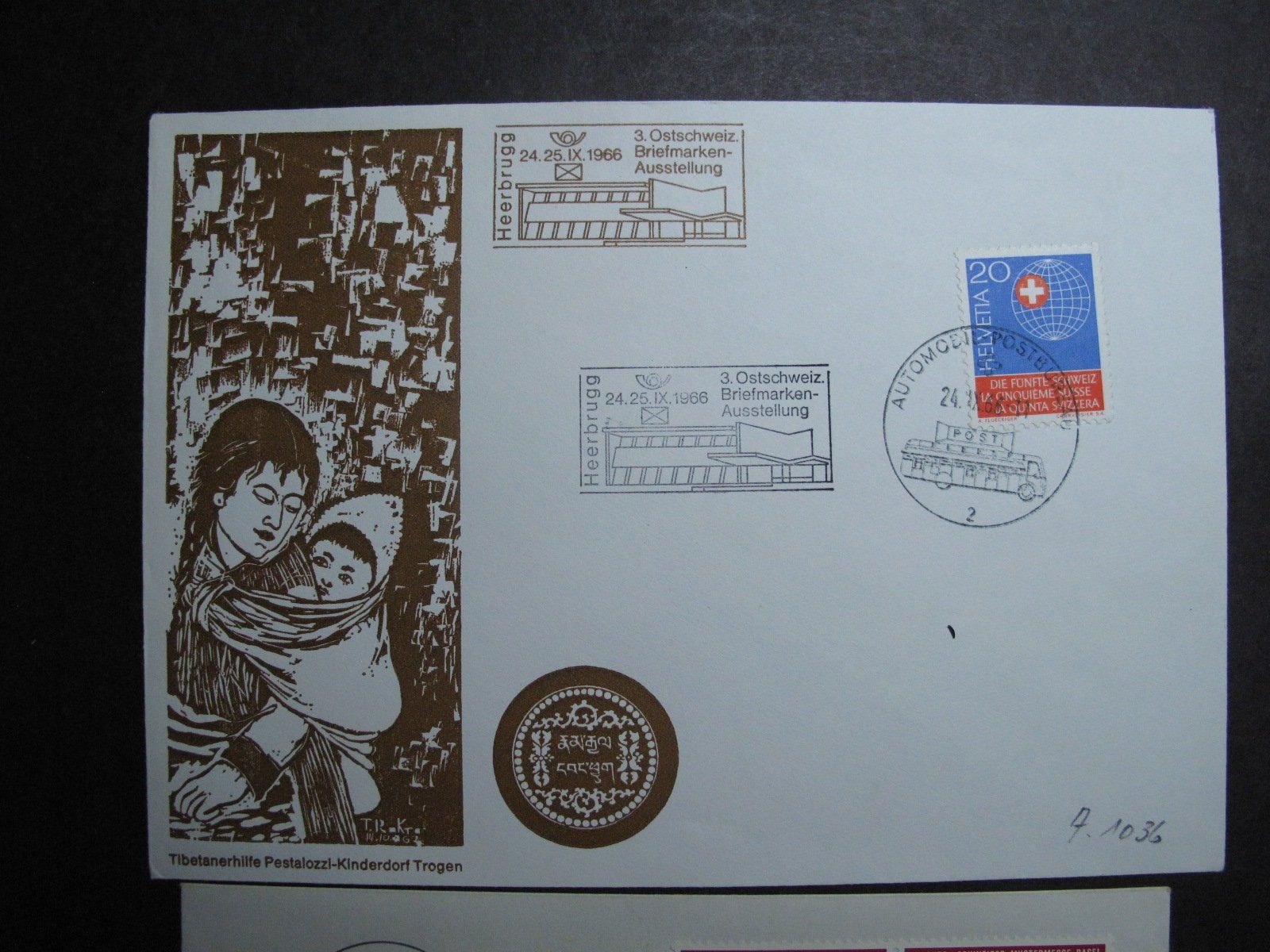 Tutti i francobolli: Schweiz FDC 1966 – Usato da Wil SG venduto da fva01 1