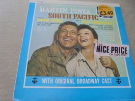 Broadway Musical " South Pacific " LP UK ( VG+/EX)