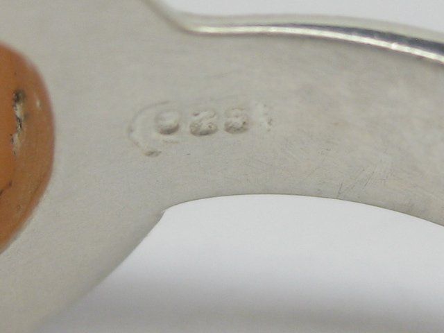 Anelli: Ring Silber 925 Karneol Gr. 63 – Usato da Ermatingen venduto da Decovin 8