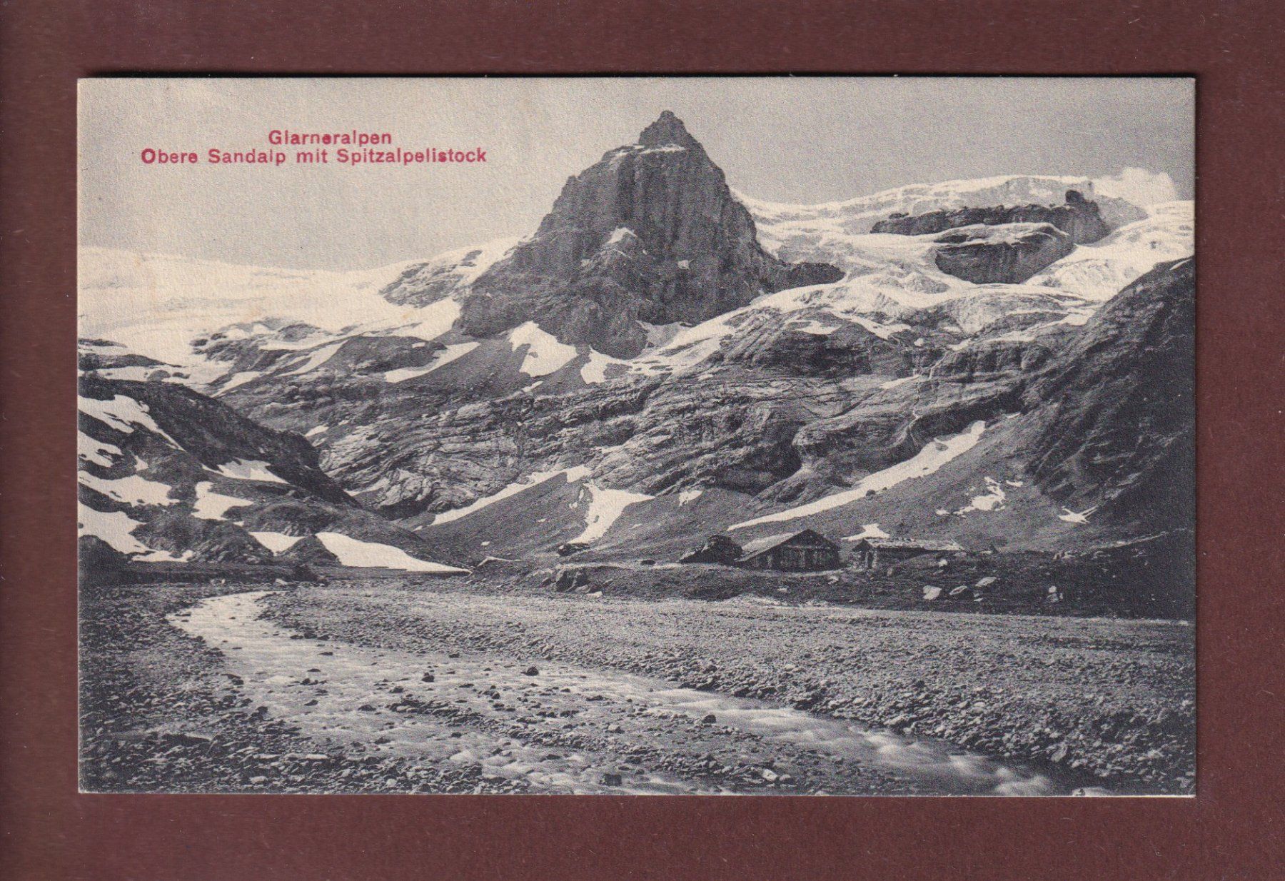 Cartoline postali: OBERE SANDALP - Spitzalpelistock – Usato da Pully venduto da nicecards