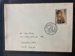 Großbritannien 1990 FDC 20p Katze SSt Edinburgh