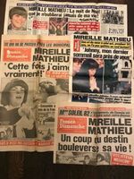 France Dimanche, années 80, articles sur Mireille Mathieu