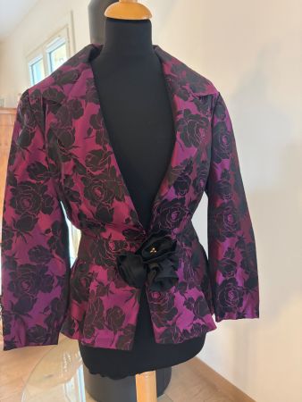 Festliche Jacke, Gr. 38, handgenäht